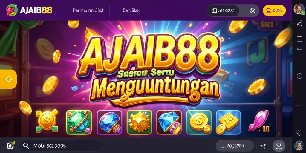 Tampilan gameplay AJAIB88 dengan grafis slot yang menarik.