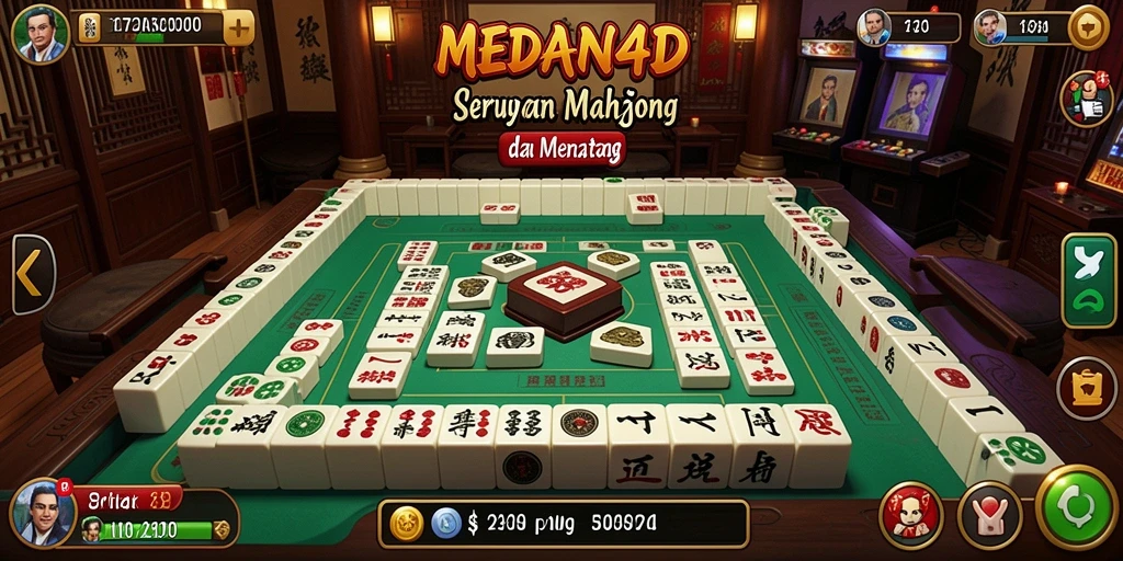 Tampilan gameplay menarik dan seru dalam MEDAN4D.