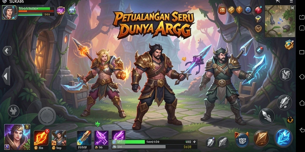 Tampilan gameplay SUKA86 yang memukau saat bertarung melawan monster.